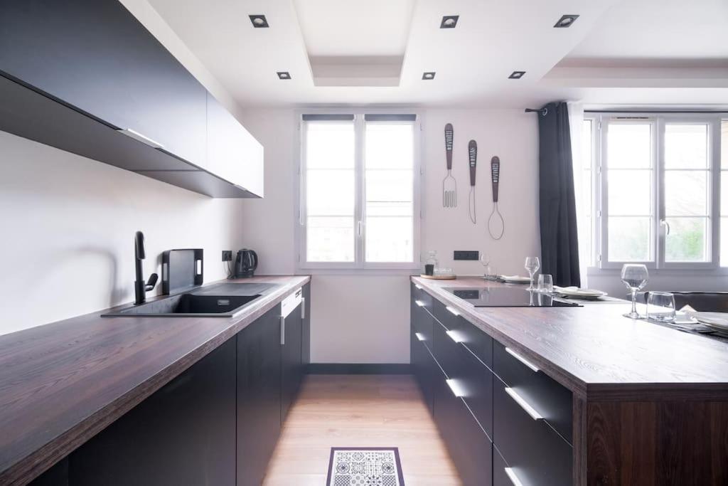 Le Black & White - 10 Min Orly, 3 Min Gare Juvisy Apartman Athis-Mons Kültér fotó